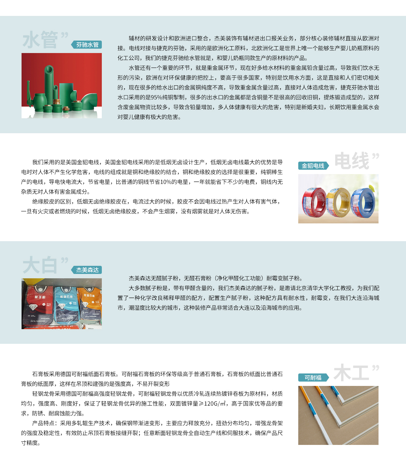 k1体育装饰产品优势