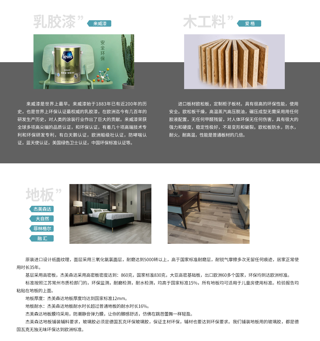 k1体育装饰产品优势