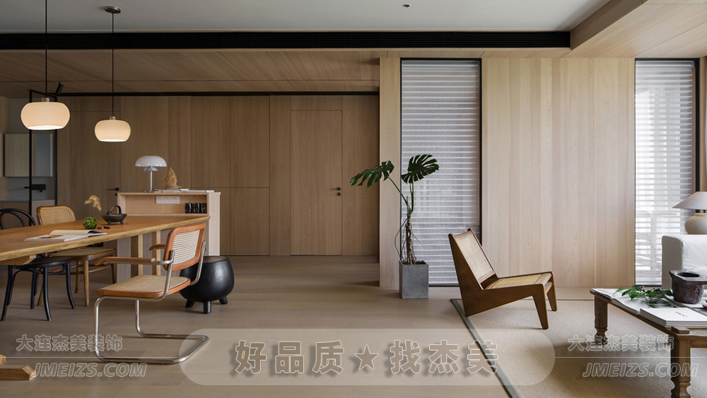 大连装修潮流趋势之原木暖曦自然庭居（上）-大连k1体育装饰官网