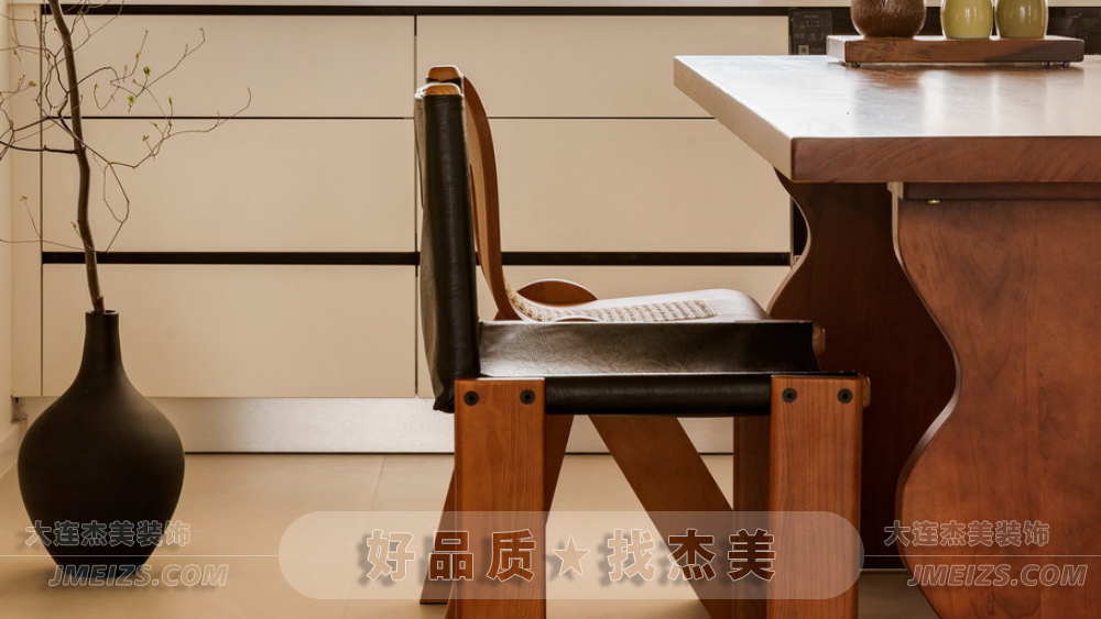 大连装修潮流趋势之现代自然/胡桃元气奶油暖白B厨房餐厅-大连k1体育装饰官网