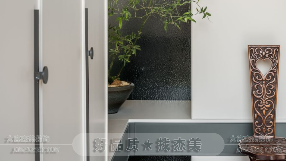 大连装修潮流趋势之现代混搭/极简是非东方美学A玄关客厅-大连k1体育装饰官网