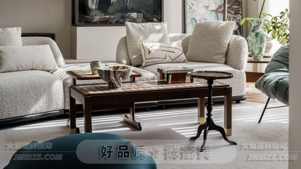 大连装修潮流趋势之现代混搭/极简是非东方美学A玄关客厅-大连k1体育装饰官网