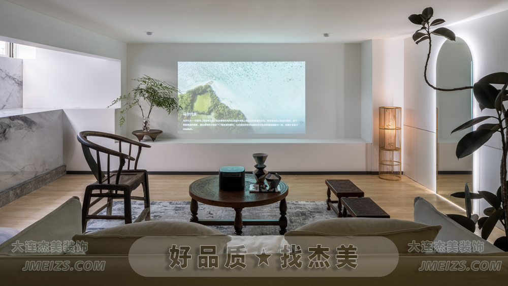 大连装修潮流趋势之现代混搭/极简是非东方美学C餐厅阳台-大连k1体育装饰官网