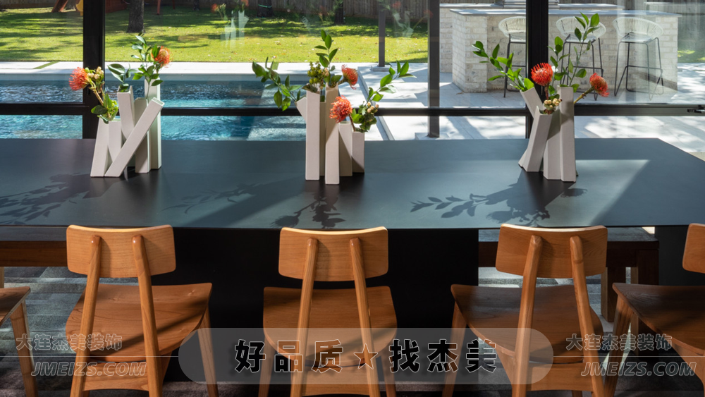大连装修潮流趋势之现代极简/坦荡大气现代美学C餐厅空间-大连k1体育装饰官网