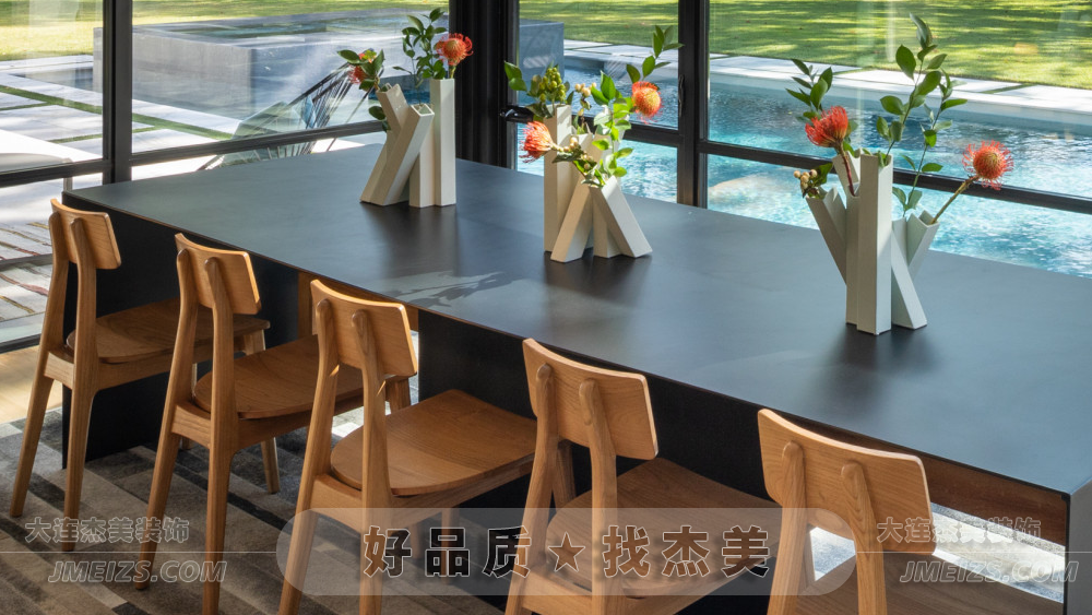 大连装修潮流趋势之现代极简/坦荡大气现代美学C餐厅空间-大连k1体育装饰官网