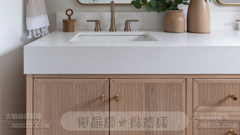 大连装修潮流趋势之轻奢风/金色时代低调奢华之轻奢浴室-大连k1体育装饰官网